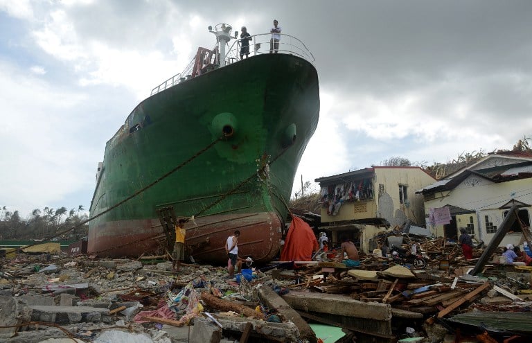 victimes du cylone Haiyan