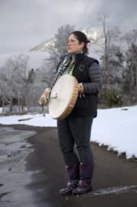 Marilyn Baptiste au Little Fish Lake Photo : Goldman Environment Prize