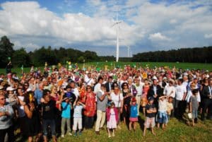 Inauguration des éoliennes citoyennes de Beganne ©©2016 EOLIEN-CITOYEN Eoliennes en Pays de Vilaine