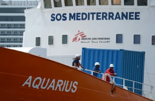 MSF medecins sans frontieres aquarius mediterranée