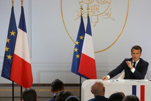 conférence de presse Macron