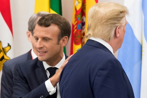 Emmanuel Macron et Donald Trump au sommet du G20 à Osaka, le 28 juin 2019 © POOL/AFP Jacques Witt