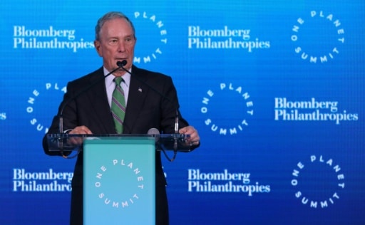 Le milliardaire et philanthrope américain Michael Bloomberg, en septembre 2018 à New York © AFP/Archives Ludovic MARIN