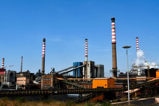 L'aciérie d'ArcelorMittal Ilva à Tarente (Italie) le 23 juillet 2019 © AFP Tiziana FABI