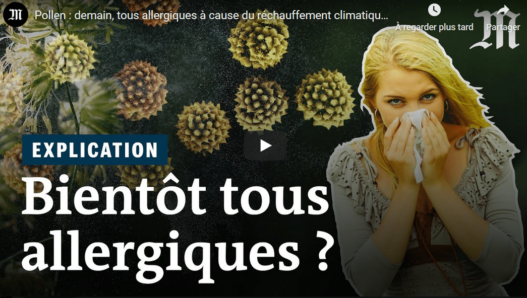 L’impact du changement climatique sur les allergies au pollen ...