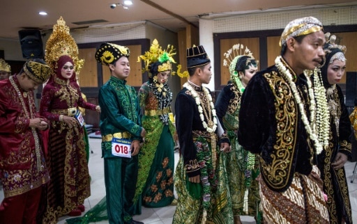 mariage sans contact indonesie