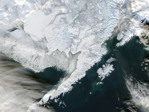mer de Béring fonte des glaces