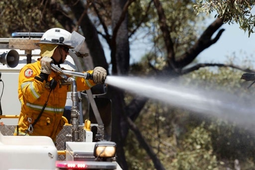 Australie incendie Perth pompiers