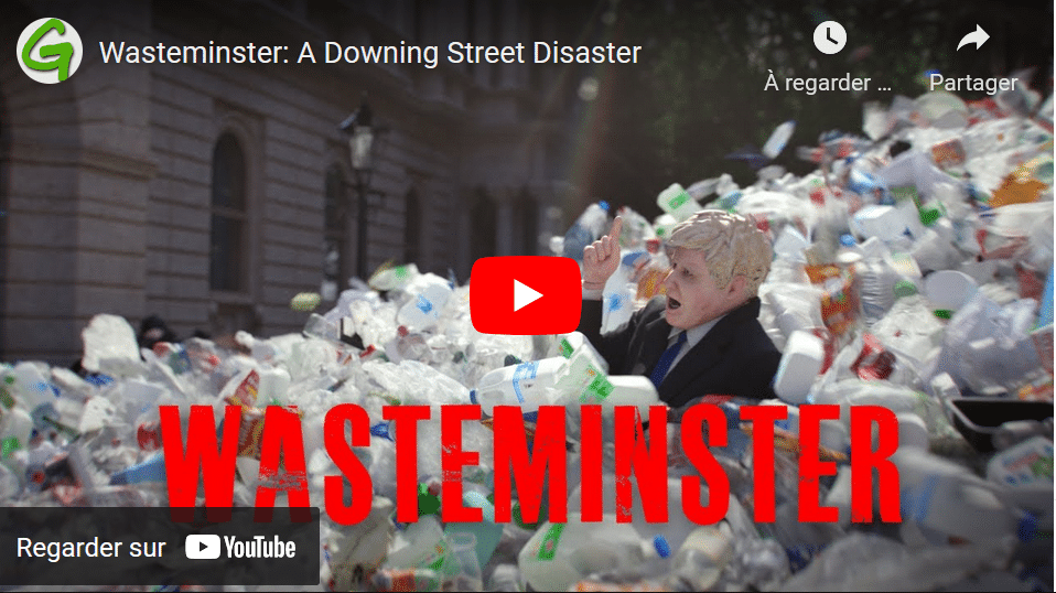 Boris Johnson sous une pluie de déchets dans la nouvelle vidéo de ...