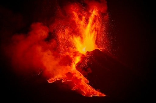 etna volcan éruption