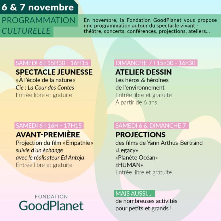 Programmation du weekend à la découverte du spectacle vivant