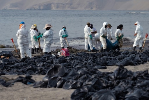 Ancon marée noire pétrole pollution