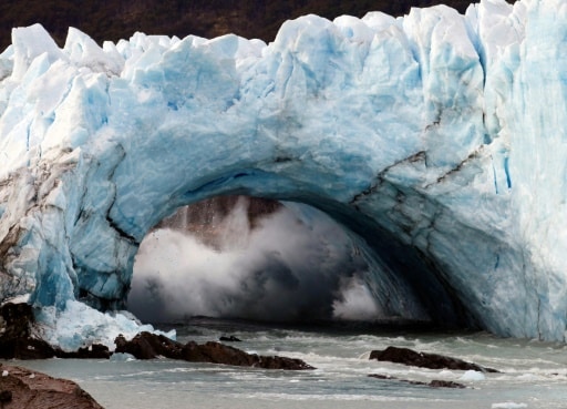 Glaciers fonte des glaces