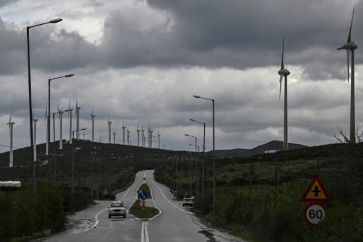 Evia grèce éolien energies renouvelables