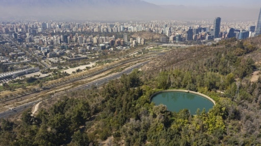 Chili Santiago stress hydrique eau pénurie