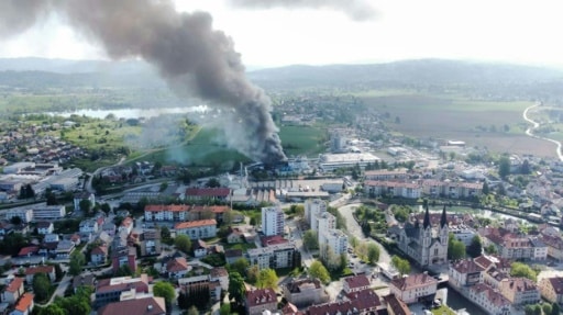explosion usine chimique slovenie