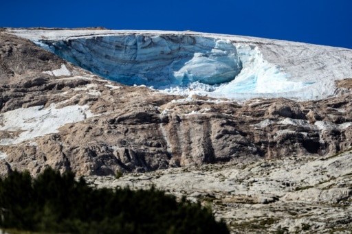 Glacier Italie fonte neiges changement climatique