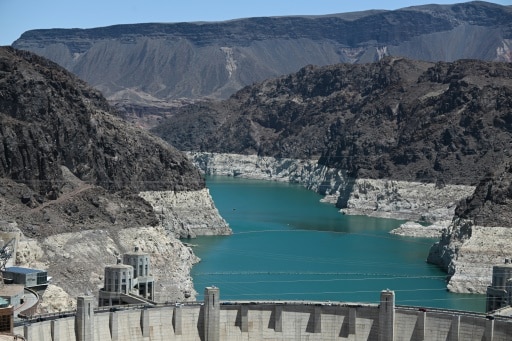 Nevada Lac Mead sécheresse Etats Unis