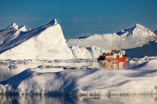 Disko Groenland tourisme fonte des glaces calotte