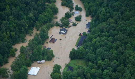 US States Kentucky inondations
