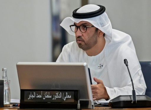 ministre de l'Inductrie et chef de la compagnie pétrolière nationale ADNOC, Sultan Ahmed al-Jaber