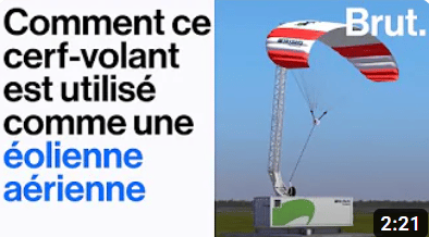 vidéo brut cerf-volant