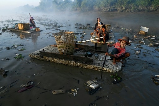 rangoon birmanie dechets plastiques