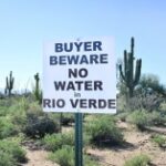 Une pancarte à Rio Verde Foothills en Arizona