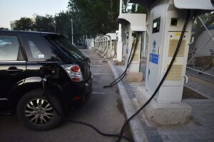 Des bornes de recharge pour voitures électriques