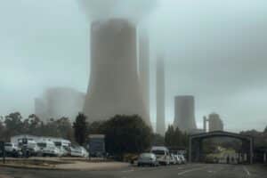 Une centrale électrique au charbon 