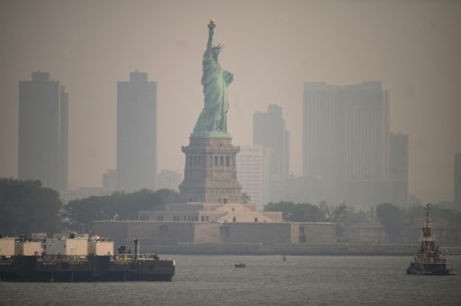 new york pollution incendie canada