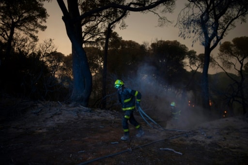 risques incendies espagne portugal