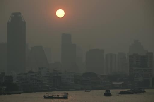 bangkok pollution de l'air teletravail