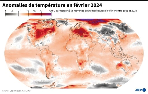 record chaleur fevrier 2024