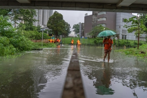 hong kong pluies torentielles