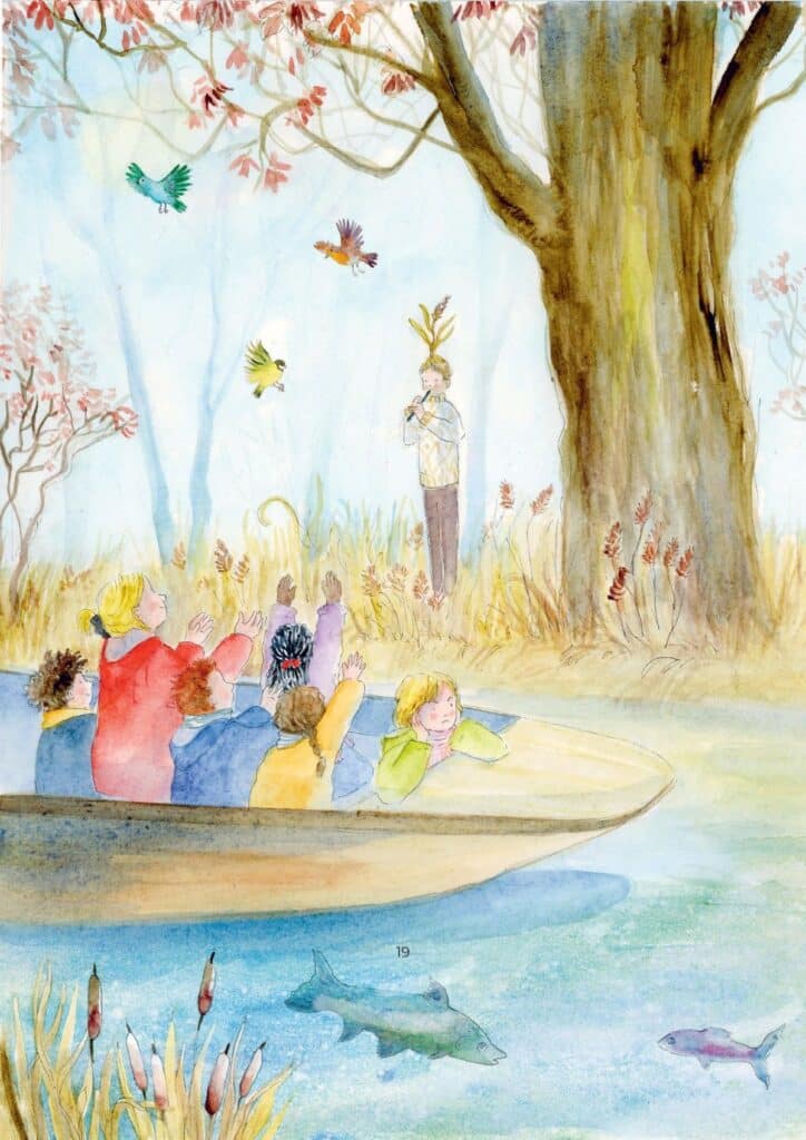 Illustration de Delphine Balme extraite du livre Adopte ta rivière d'Erik Orsenna © Delphine Balme / L'iconoclaste