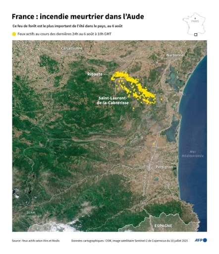 carte sud de la france