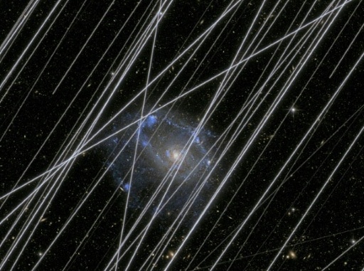prolifération satellites observation télescope